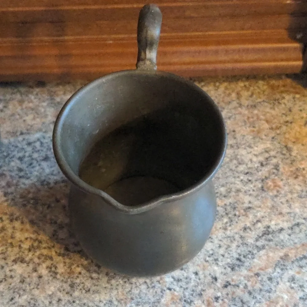 Vintage Pewter Creamer- Set of 2 Different Creamer Pitchers Woodbury Pewterers